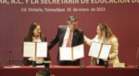   En un acto celebrado en el Palacio de Gobierno, la Secretaría de Educación de Tamaulipas (SET) llevó a cabo, el pasado 25 de enero, la firma de convenio con […]