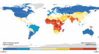 Conoce el Índice de Desempeño Ambiental 2016. Los países con tonalidades azules tienen un mejor desempeño ambiental que los de colores ocres. México presenta un desempeño medio. El Indice de […]